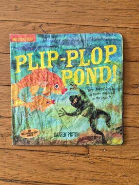 Plip-Plop Pond Book by Indestructibles